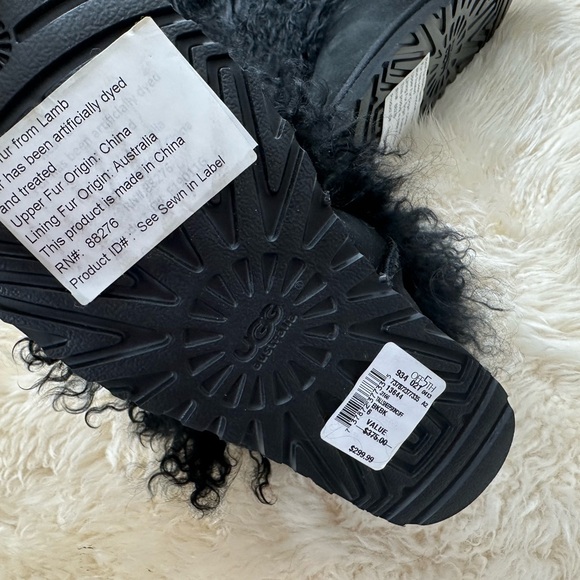 UGG SHEEPSKIN CUFF HIGH BOOT SIZE 6 - Picture 5 of 6